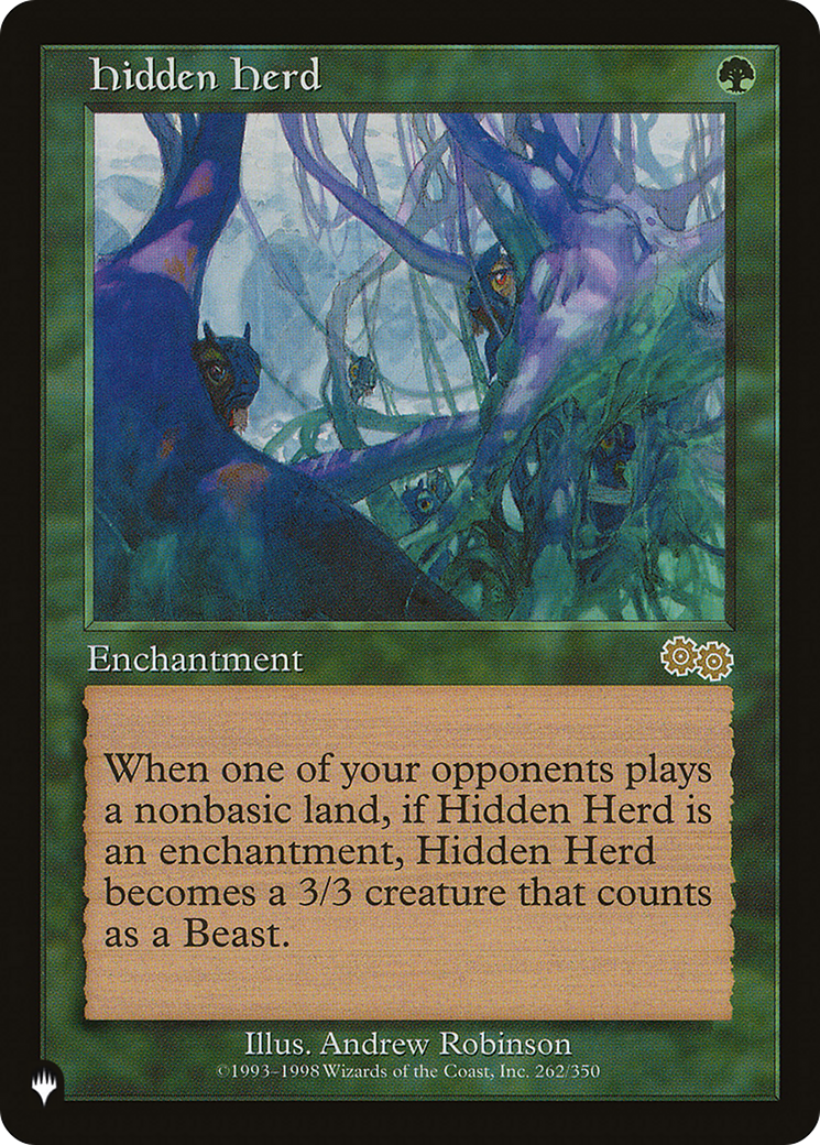 Hidden Herd (LIST-USG-262) - The List