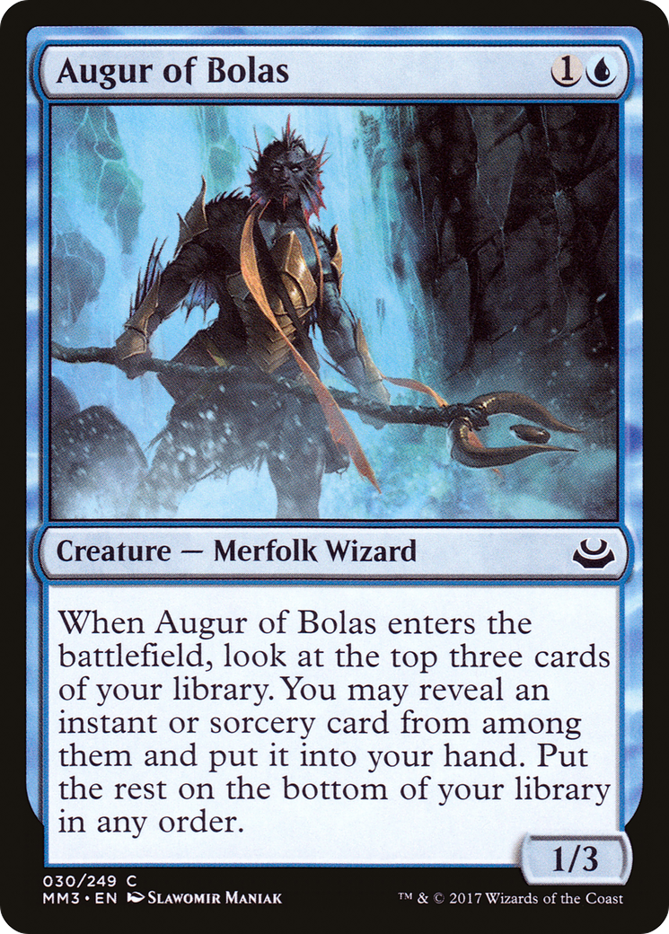 Augur of Bolas (MM3-030) - Modern Masters 2017