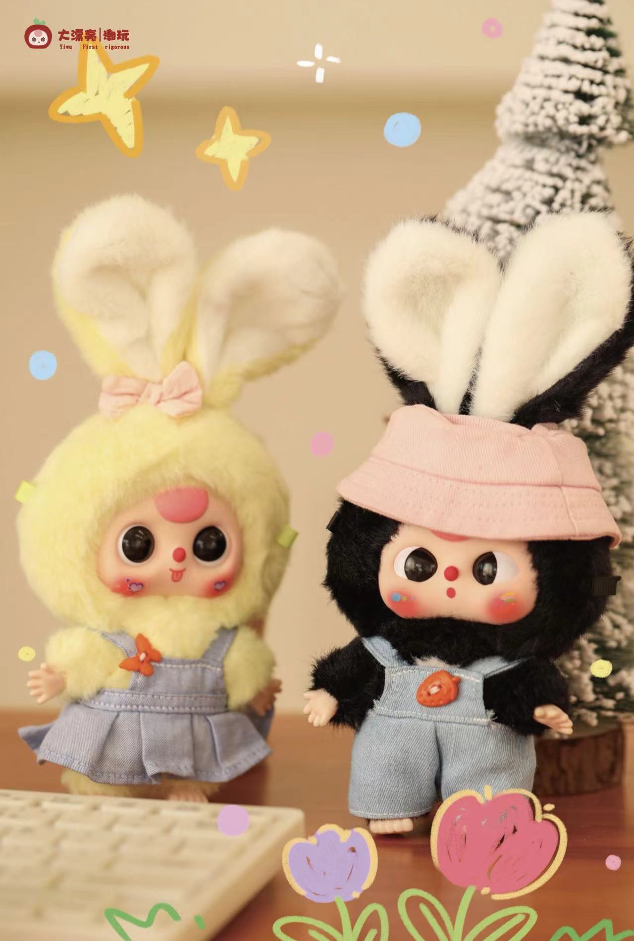 Baby Three - Macaron Rabbit Stuffed Blind Box (1 Blind Box)