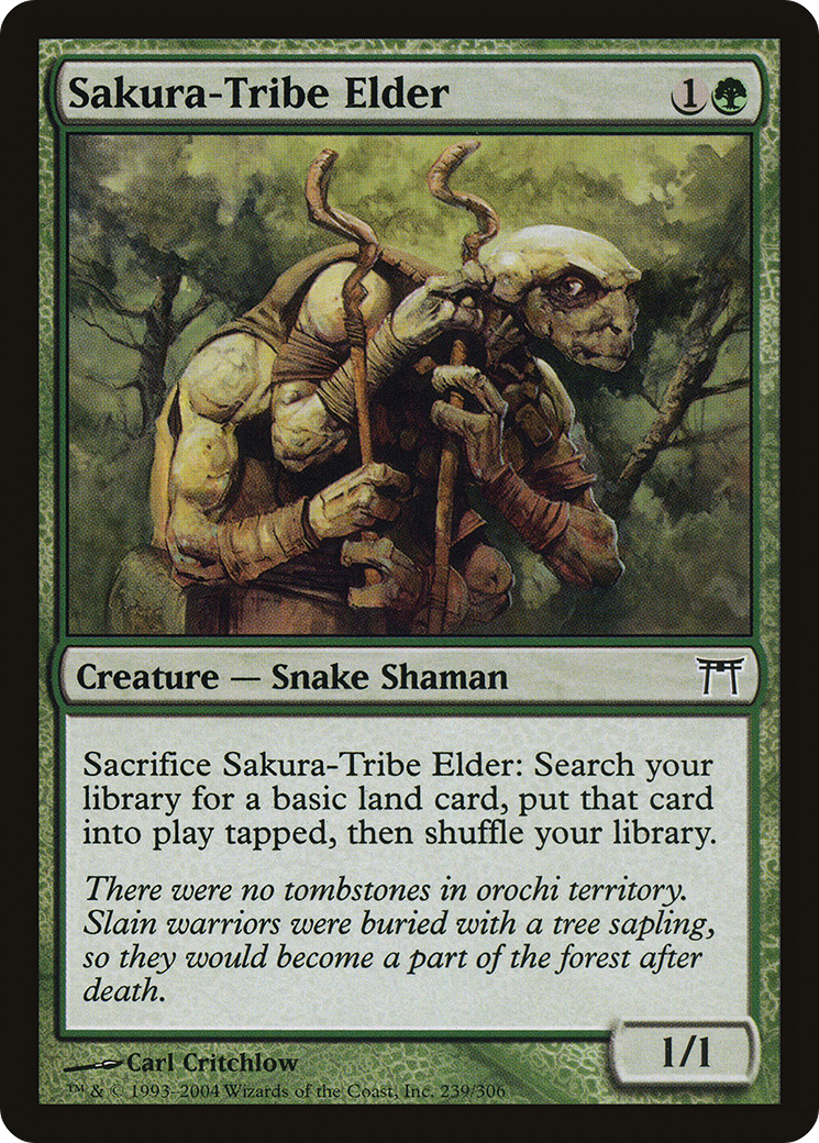 Sakura-Tribe Elder (CHK-239) - Champions of Kamigawa