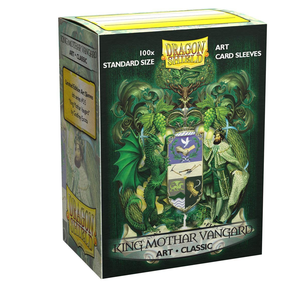 Dragon Shield: Standard 100ct Brushed Art Sleeves - King Mothar Vanguard (Classic)
