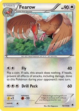 Fearow 079/119 - XY  Phantom Forces