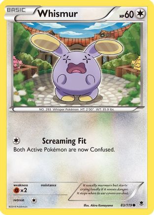 Whismur 083/119 - XY  Phantom Forces