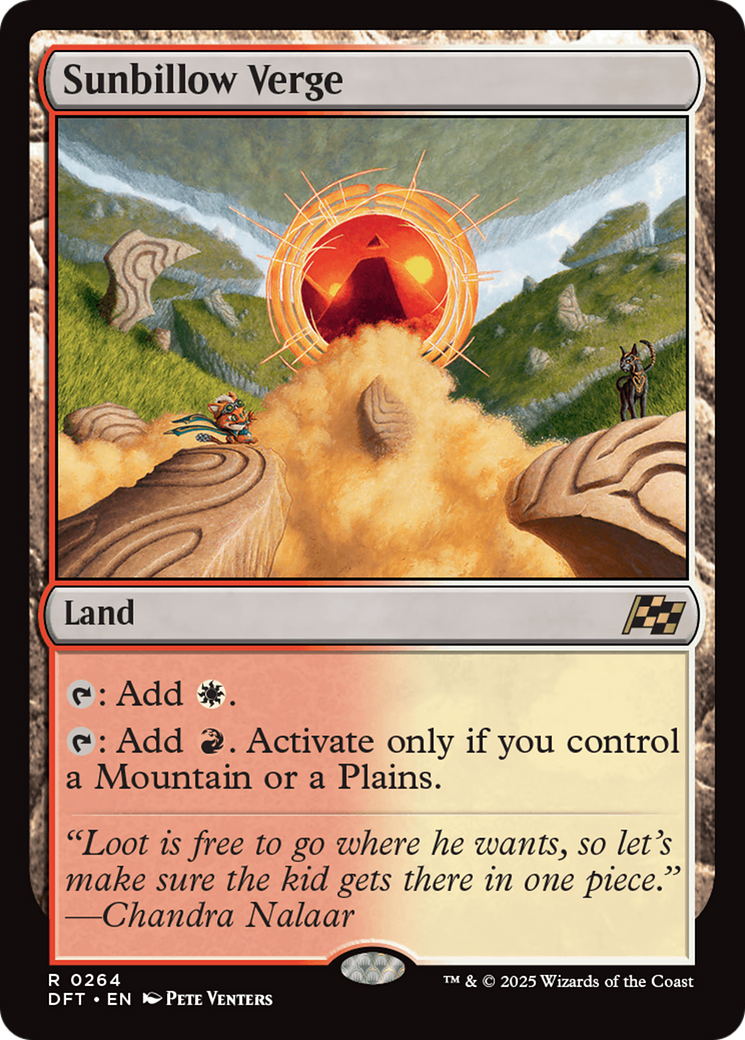 Sunbillow Verge (DFT-264) - Aetherdrift Foil