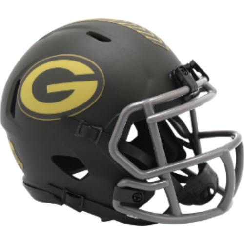Green Bay Packers SALUTE TO SERVICE 4 Mini Speed Football Helmet NFL