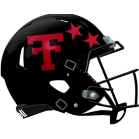 Texas Tech Red Raiders Full Size Speed Replica Football Helmet 100 Year- NCAA
