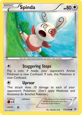 Spinda 115/160 - XY  Primal Clash