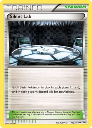 Silent Lab 140/160 - XY  Primal Clash Reverse Holofoil