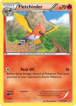 Fletchinder 014/108 - XY  Roaring Skies