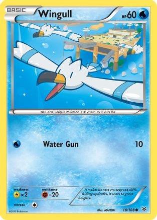 Wingull 018/108 - XY  Roaring Skies