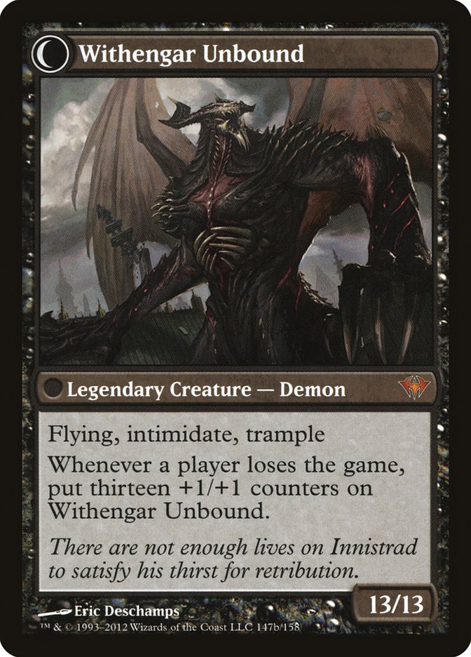 Elbrus, the Binding Blade // Withengar Unbound (DKA-147) - Dark Ascension: (Double Faced Transform)