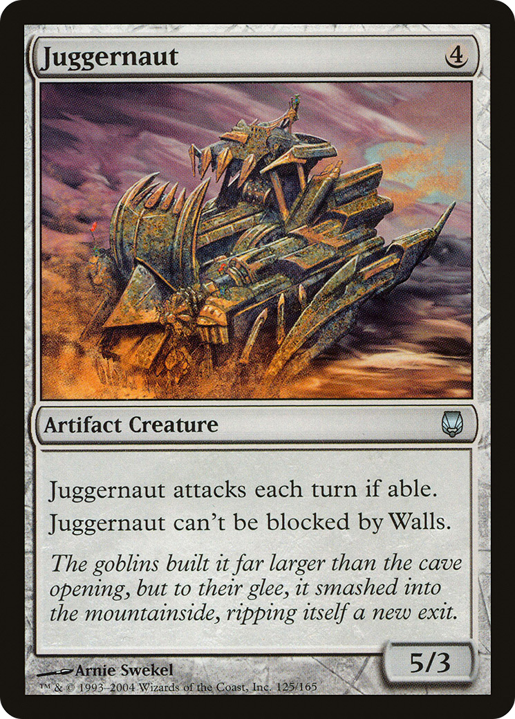 Juggernaut (DST-125) - Darksteel Foil