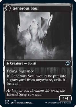 Beloved Beggar // Generous Soul (DBL-003) - Innistrad: Double Feature: (Double Faced Transform) Foil