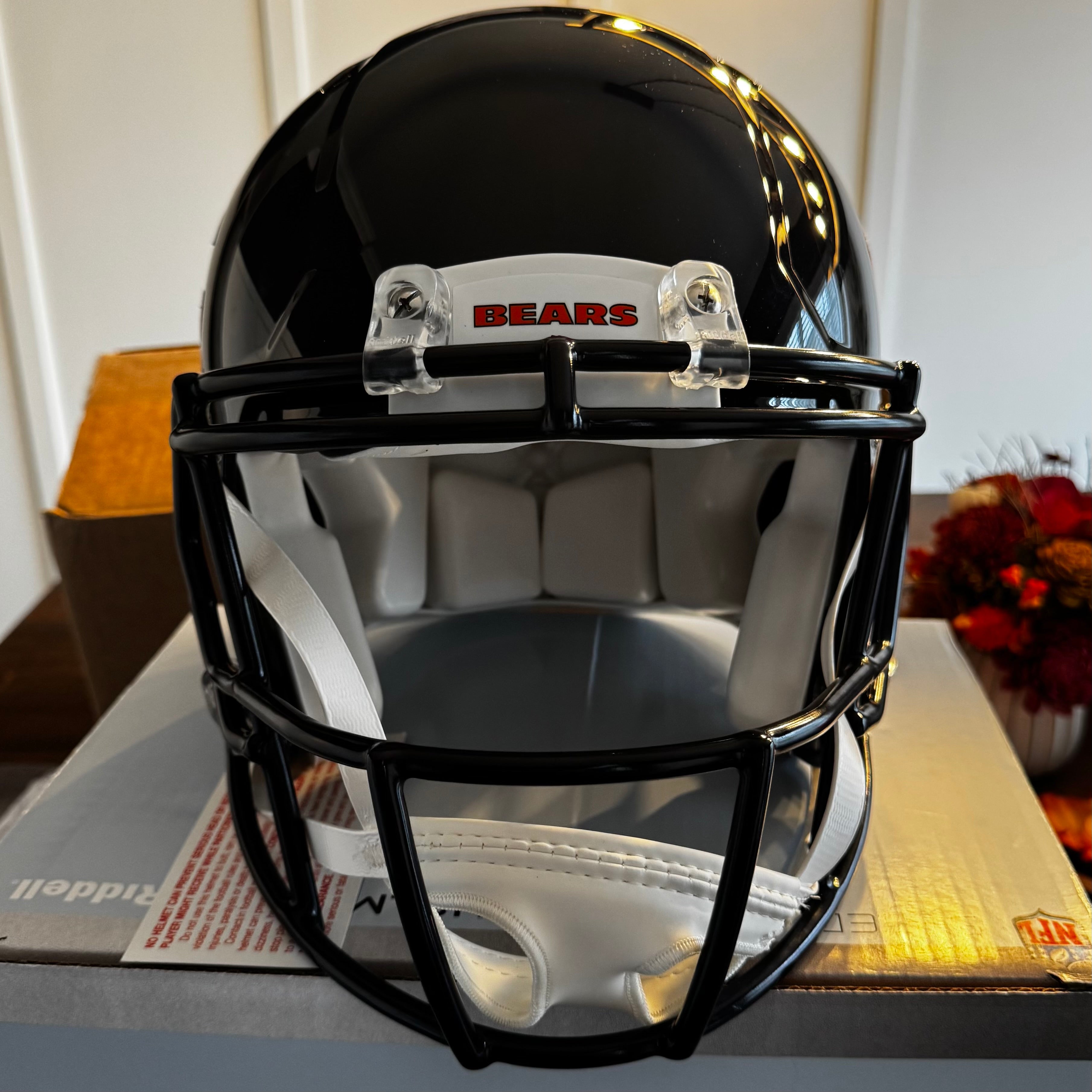 Chicago Bears Full Size Authentic Speed Football Helmet - NFL