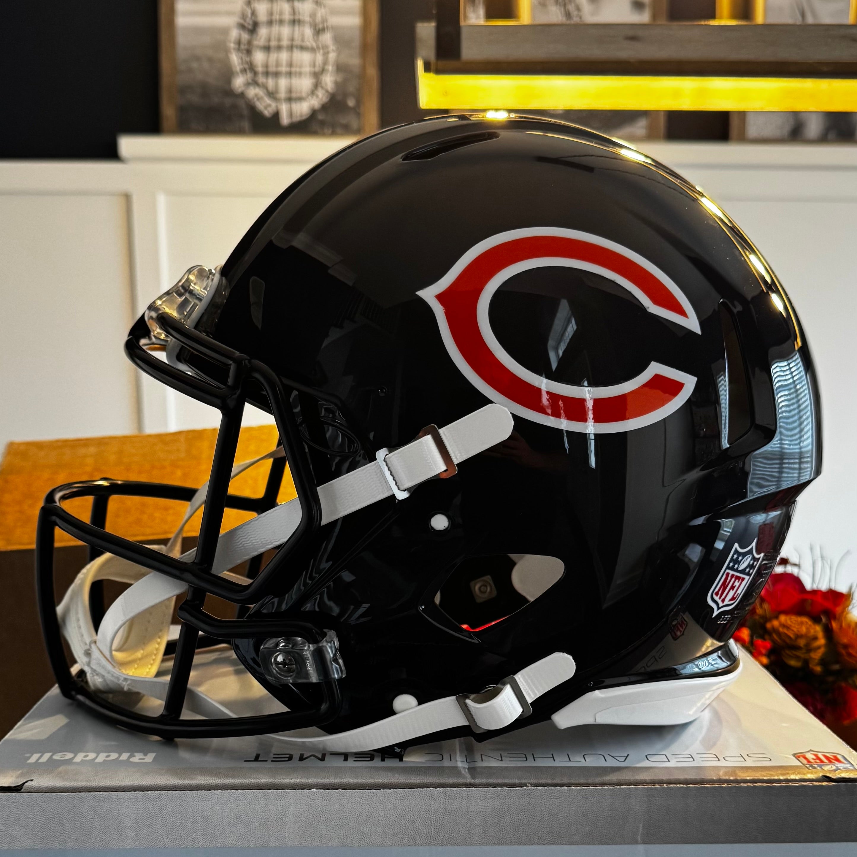 Chicago Bears Full Size Authentic Speed Football Helmet - NFL
