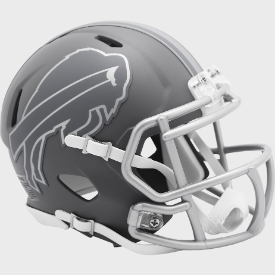 Buffalo Bills NFL Mini Speed Football Helmet SLATE