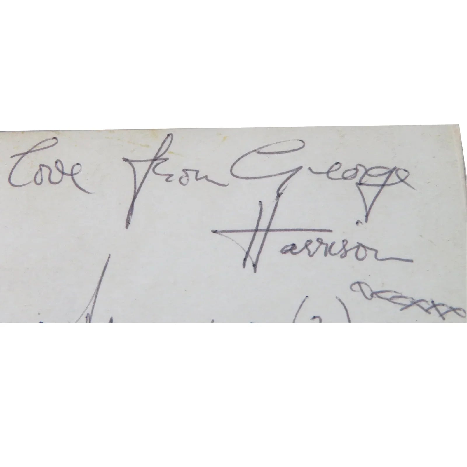 The Beatles Band Autographed Cut Music Display 15 by 30 Framed Piece - JSA , BAS , Caiazzo