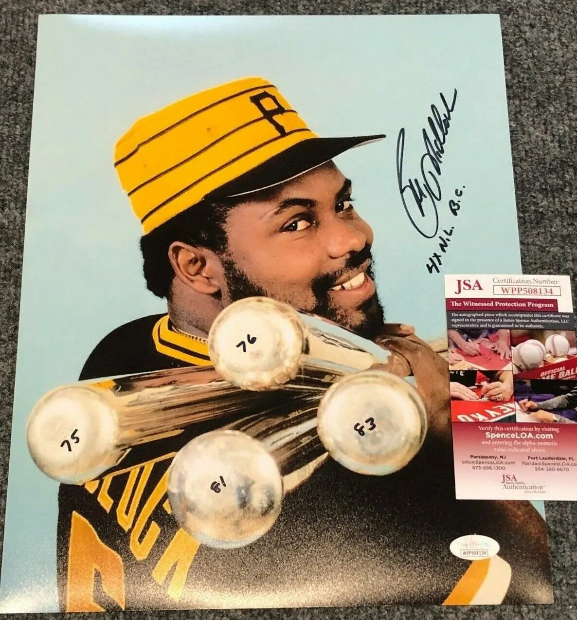 Bill Madlock Autographed Signed Inscr Pittsburgh Pirates 11X14 Photo Jsa  Coa