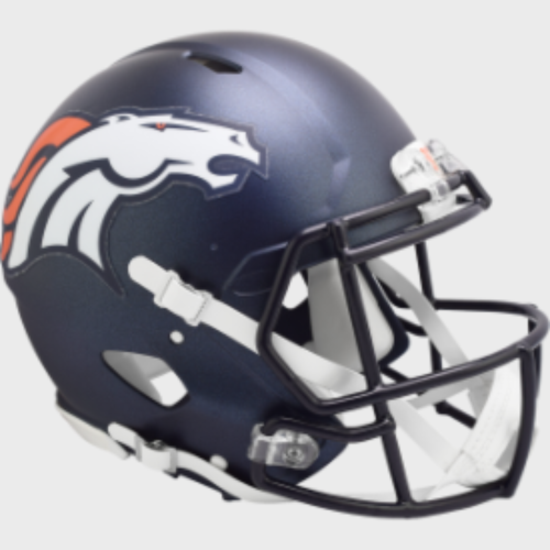 Denver Broncos Full Size Authentic Speed Football Helmet 2024 Primary - NFL