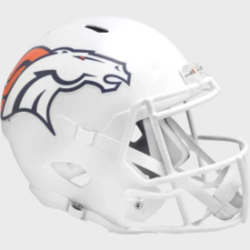 Denver Broncos Full Size Speed Replica Football Helmet 2024 On-Field Alternate - NFL