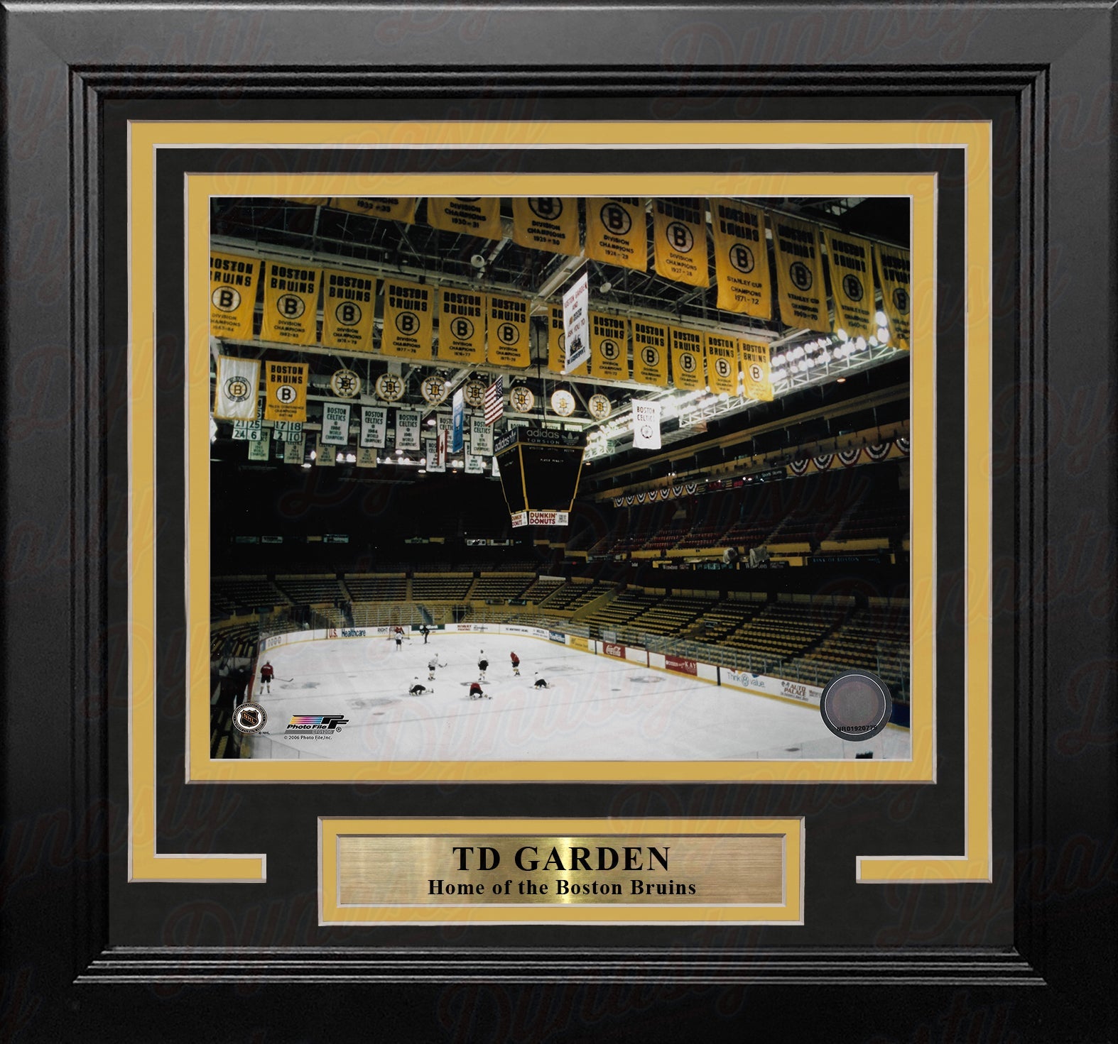Boston Bruins TD Garden 8" x 10" Framed Vintage Hockey Stadium Photo