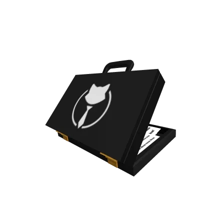 Business Cat's Briefcase