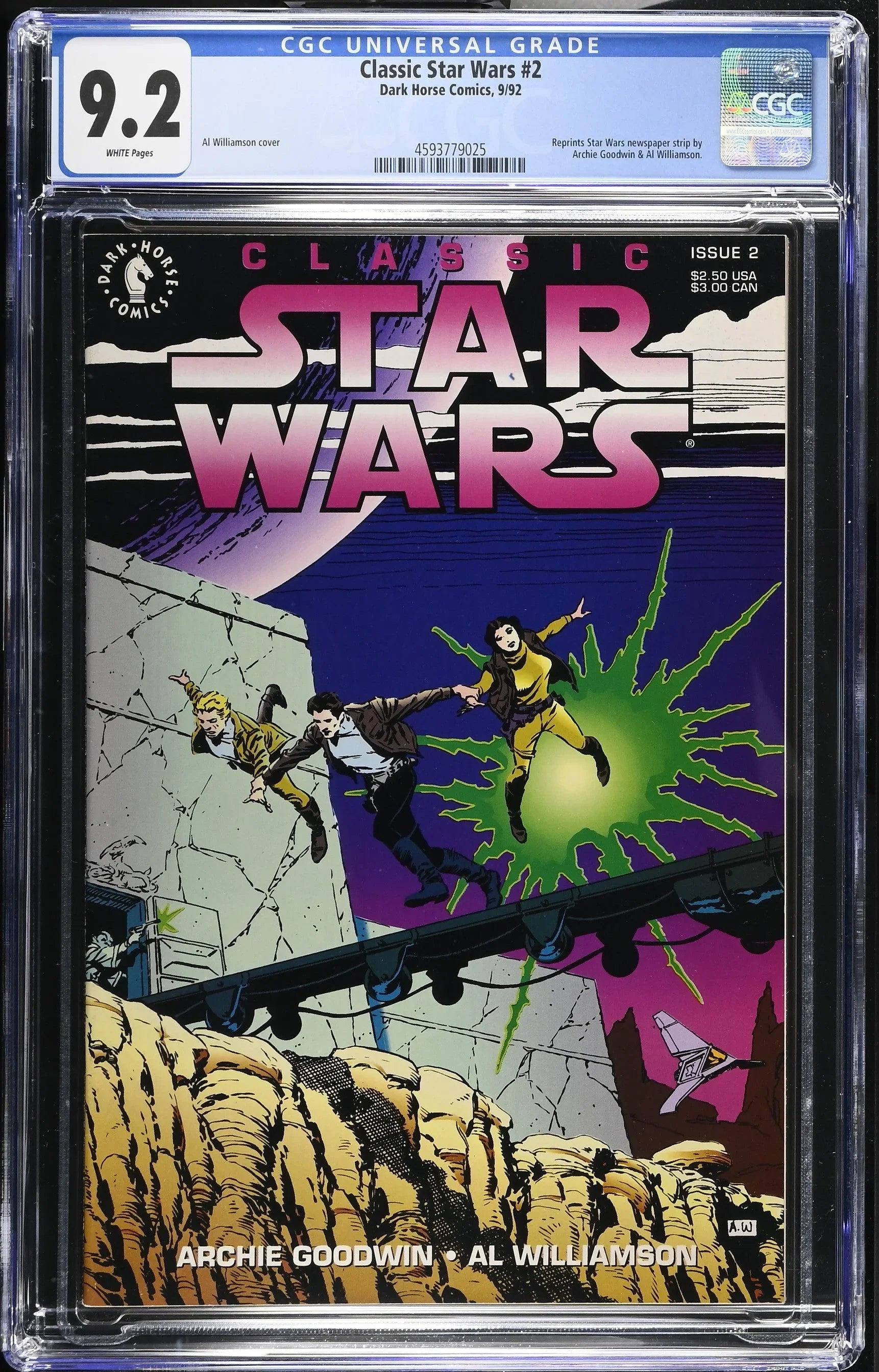 Classic Star Wars #2 (9/92) Graded CGC 9.2