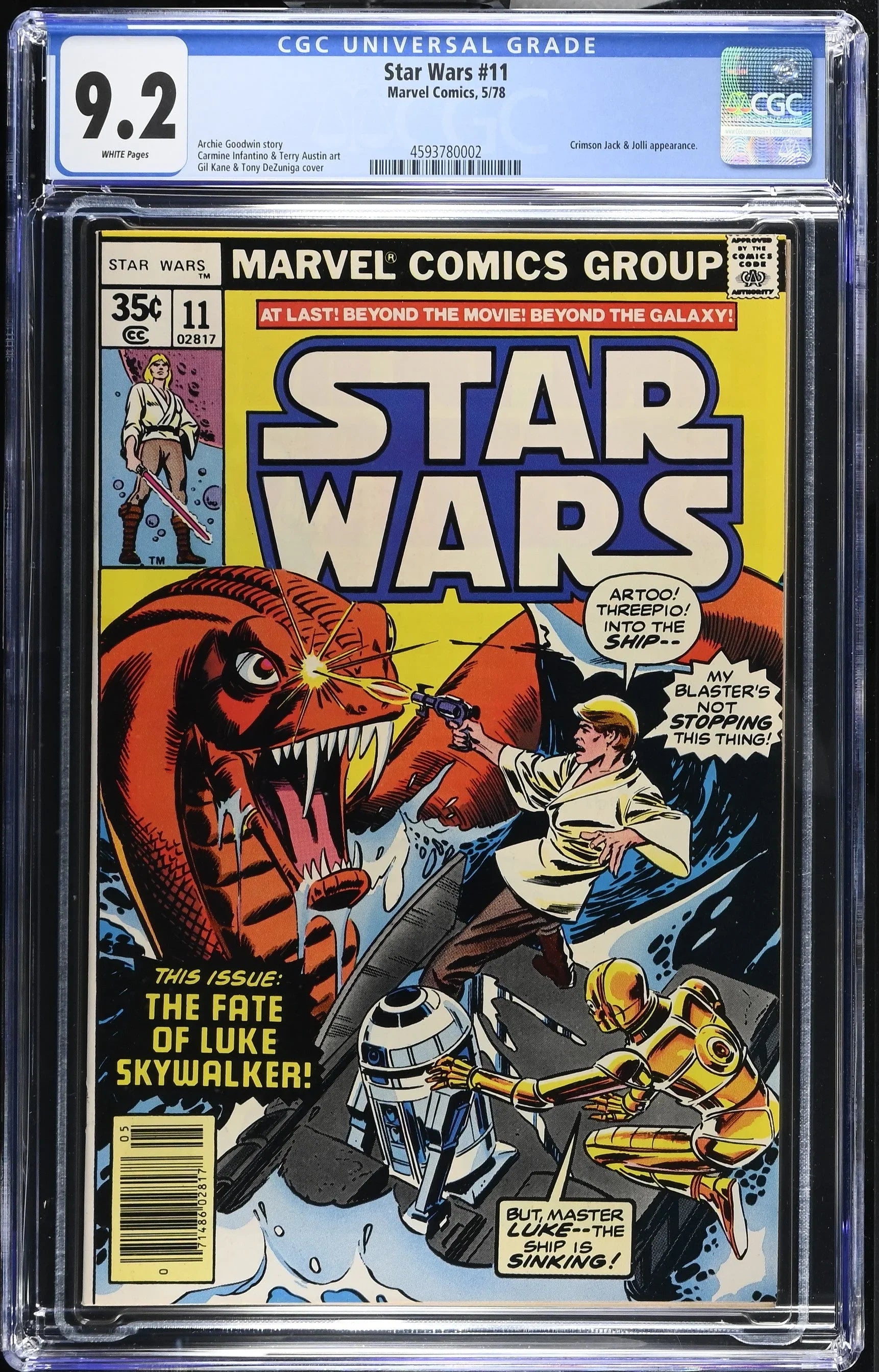 Star Wars #11 (5/78) Graded CGC 9.2
