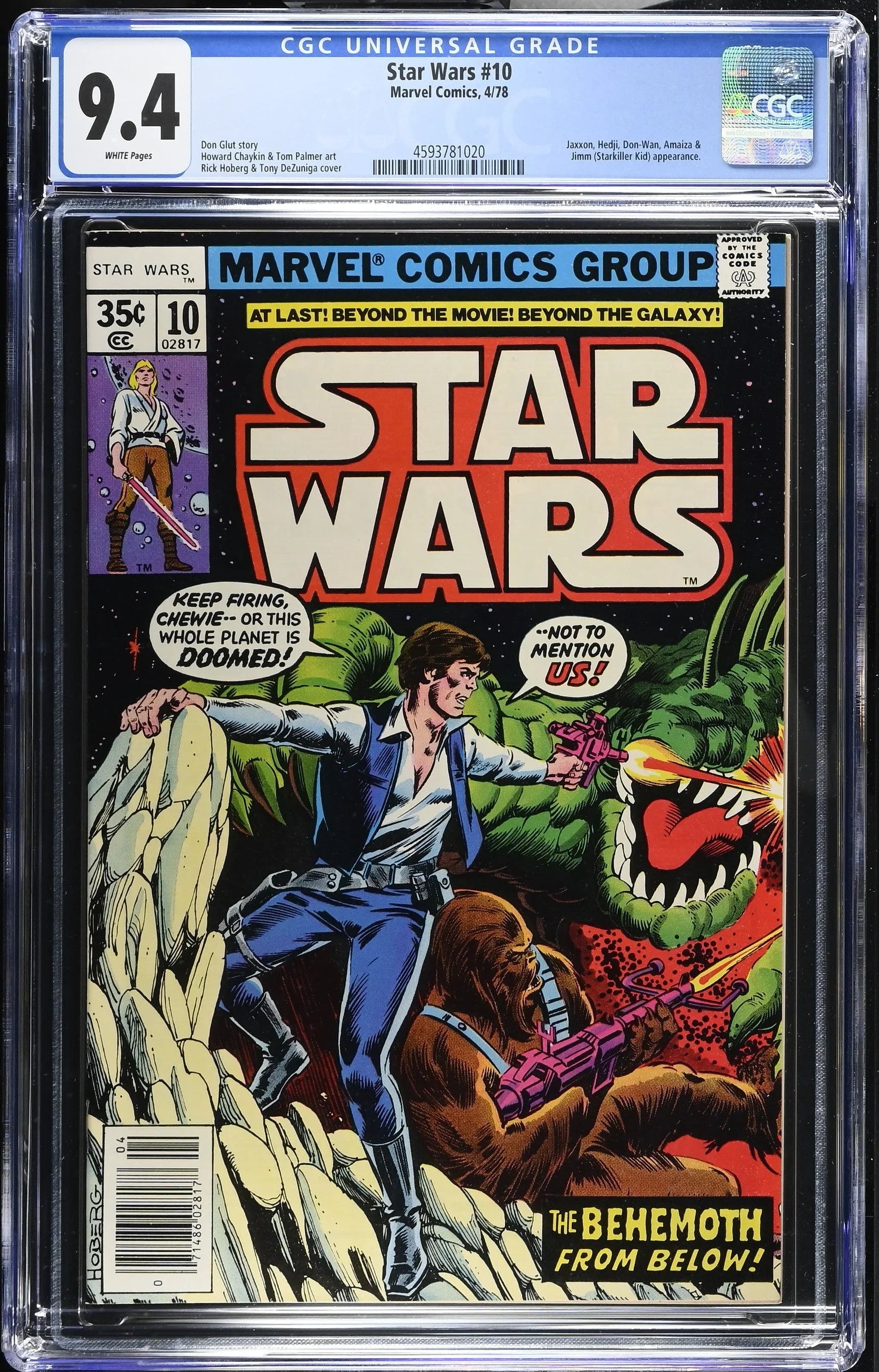 Star Wars #10 (4/78) Graded CGC 9.4