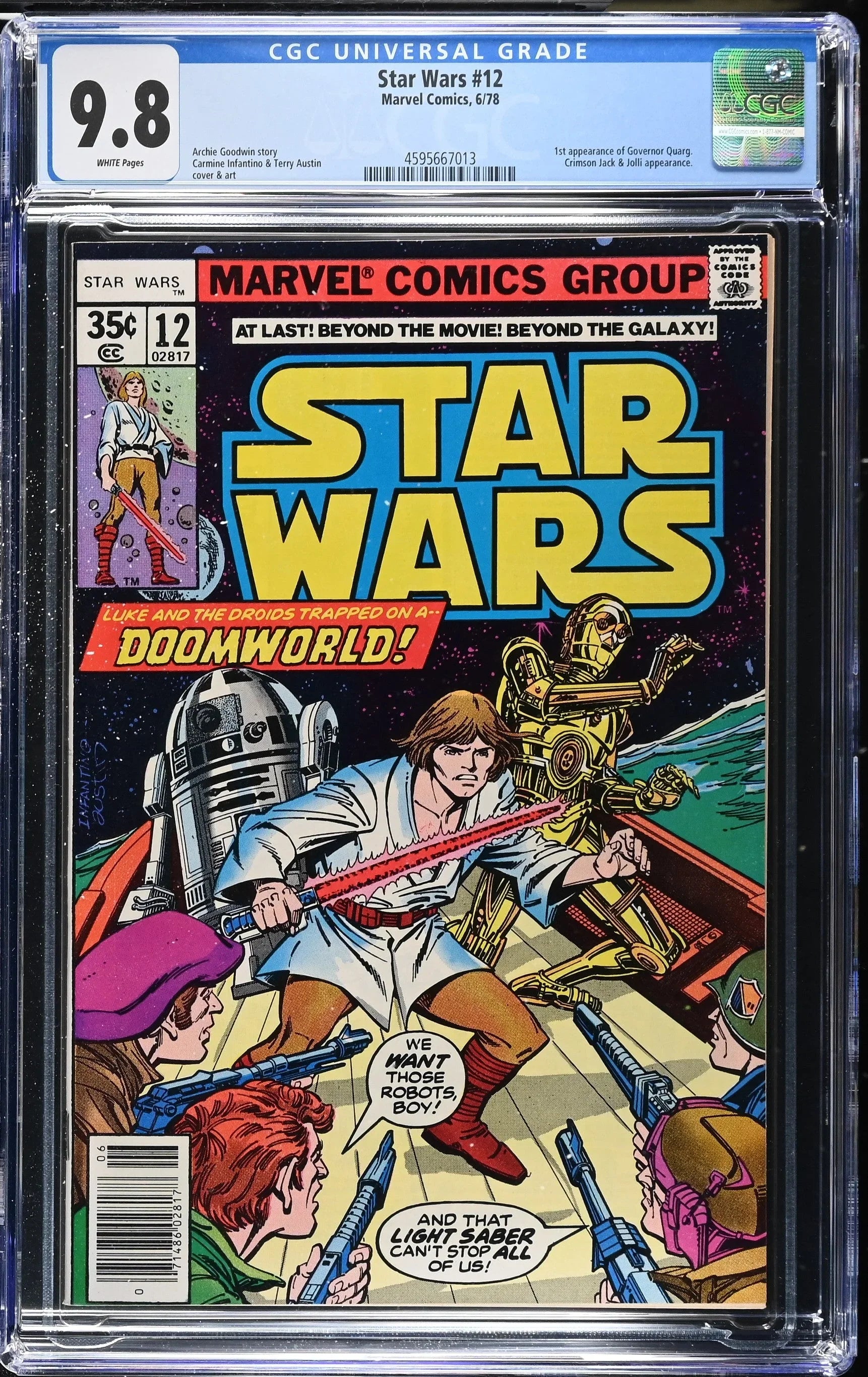 Star Wars #12 (6/78) Graded CGC 9.8