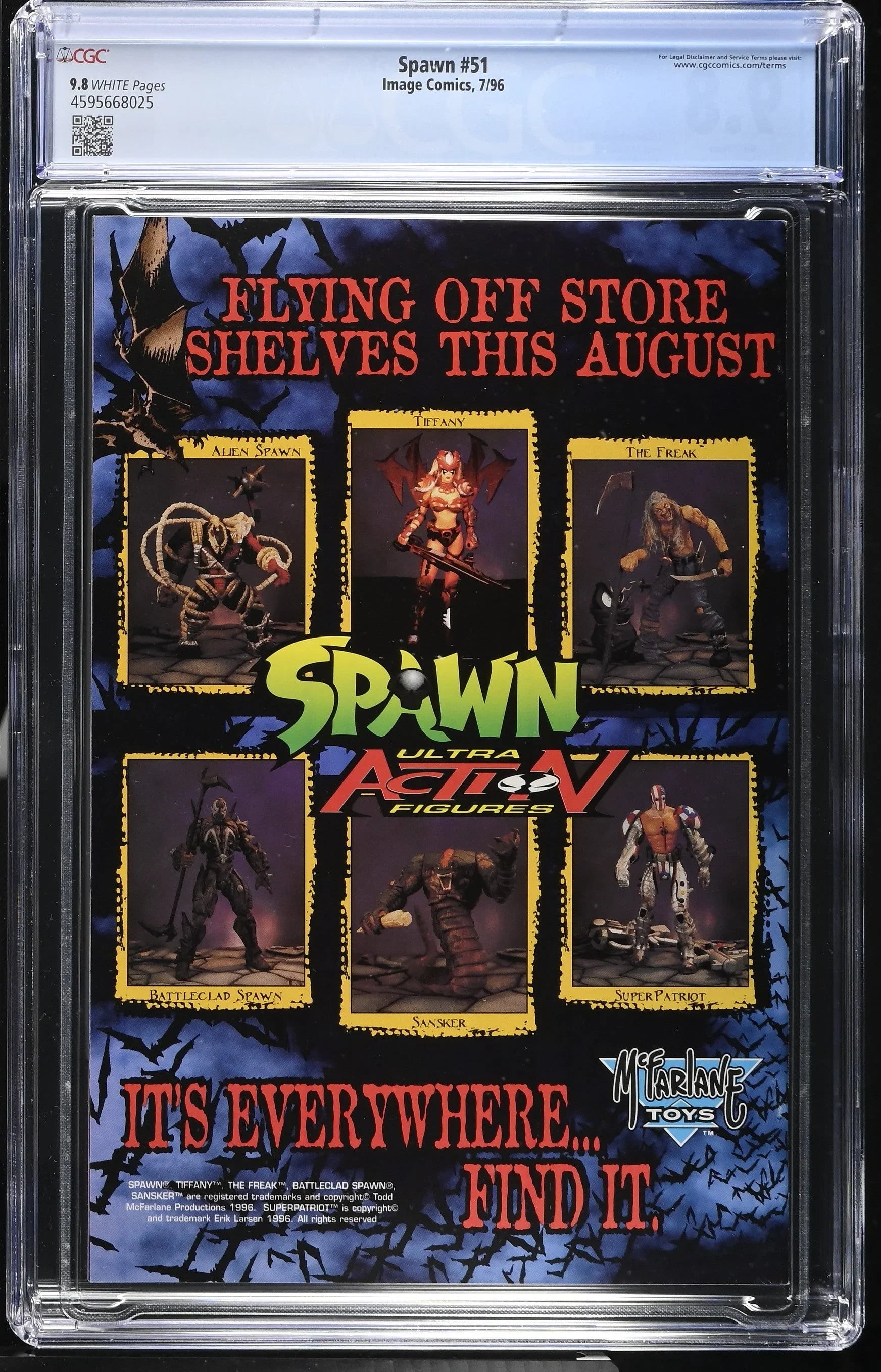 Spawn #51 (7/96) Graded CGC 9.8