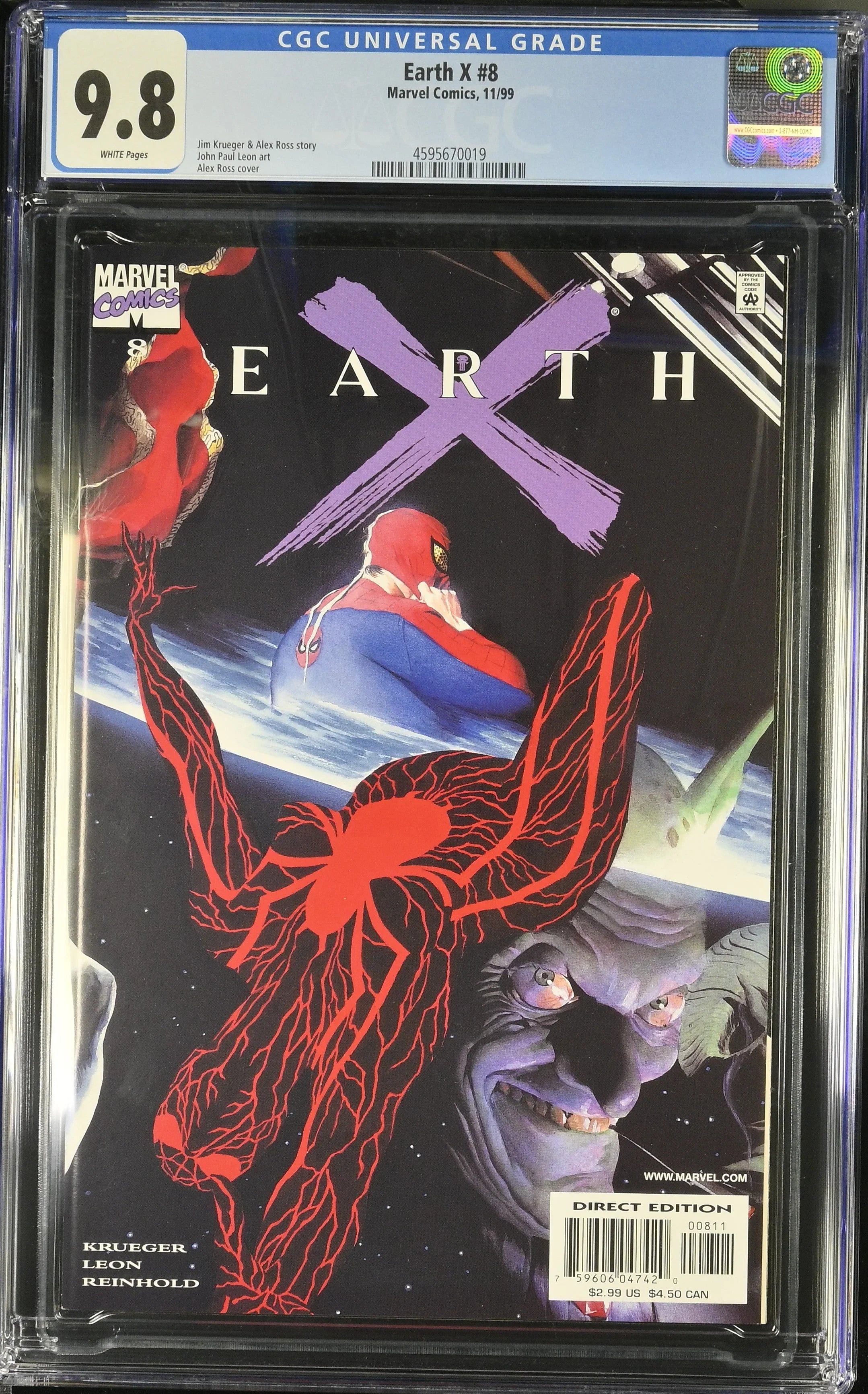 Earth X #8 (11/99) Graded CGC 9.8