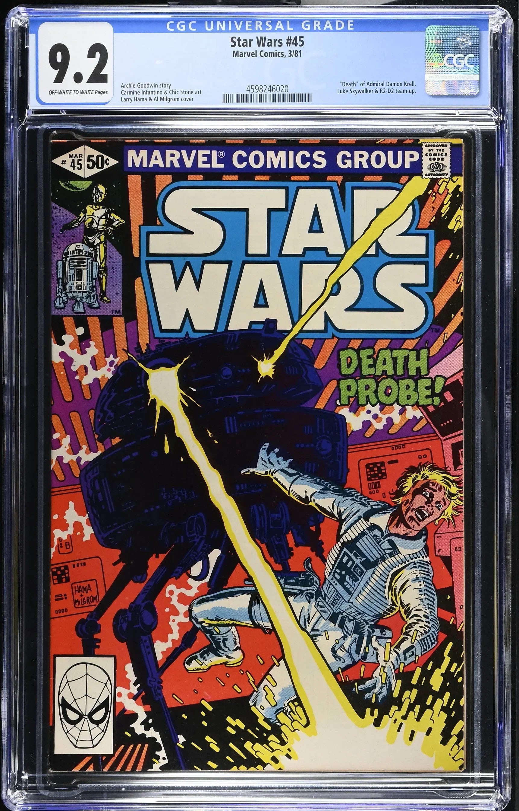 Star Wars #45 (3/81) Graded CGC 9.2