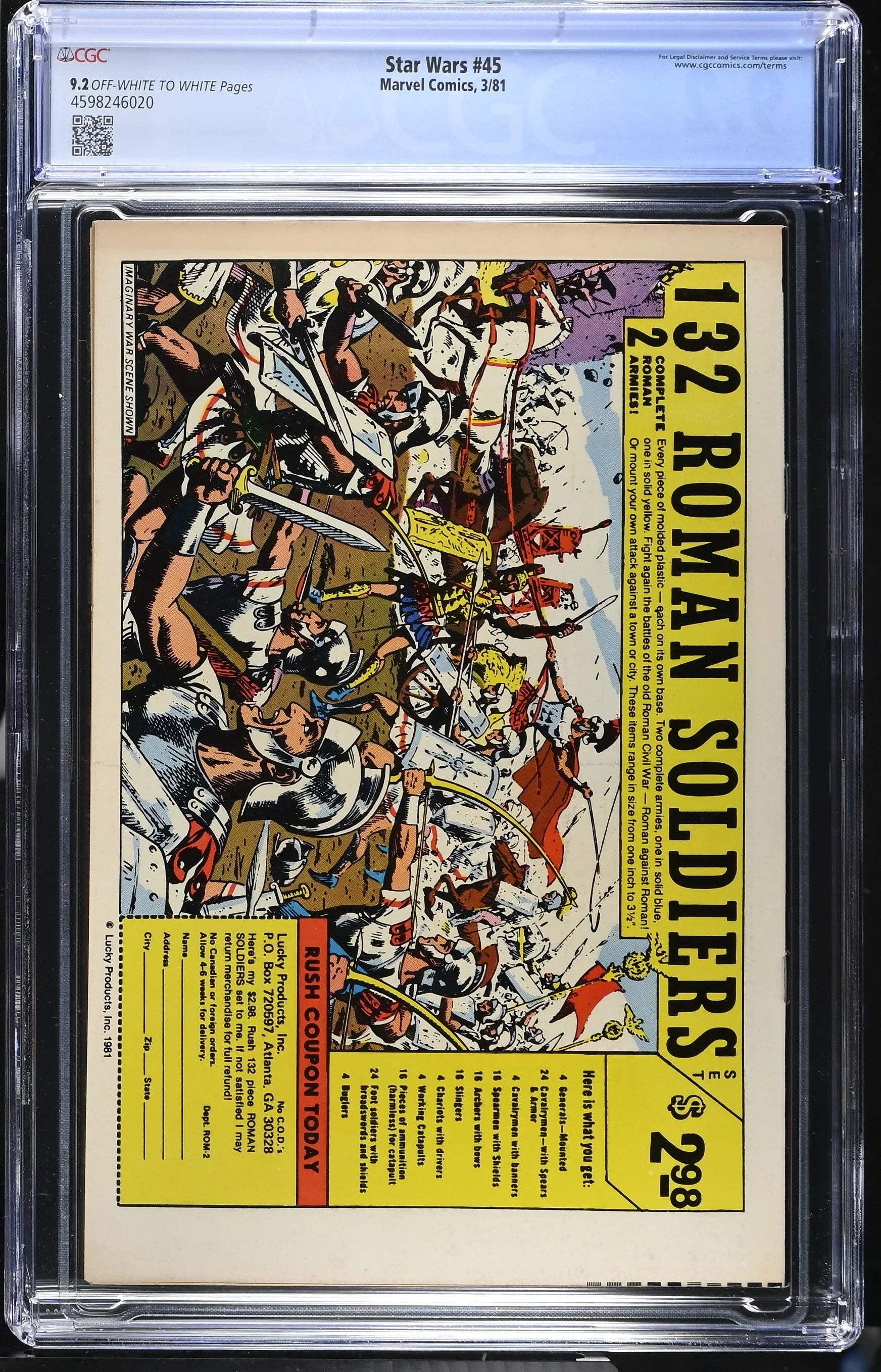 Star Wars #45 (3/81) Graded CGC 9.2