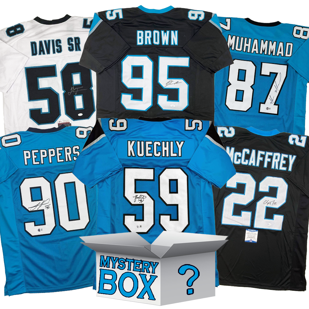 Autographed/Signed Carolina Football Jersey Mystery Box with PSA JSA or Beckett COA