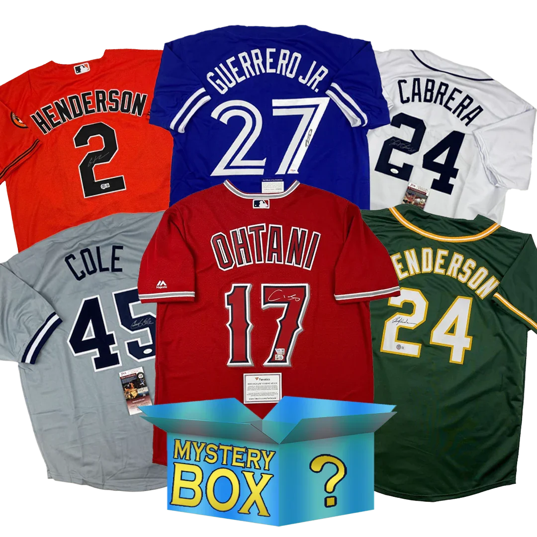 Autographed/Signed Baseball DIAMOND Series 1 Jersey Mystery Box with PSA JSA or Beckett COA