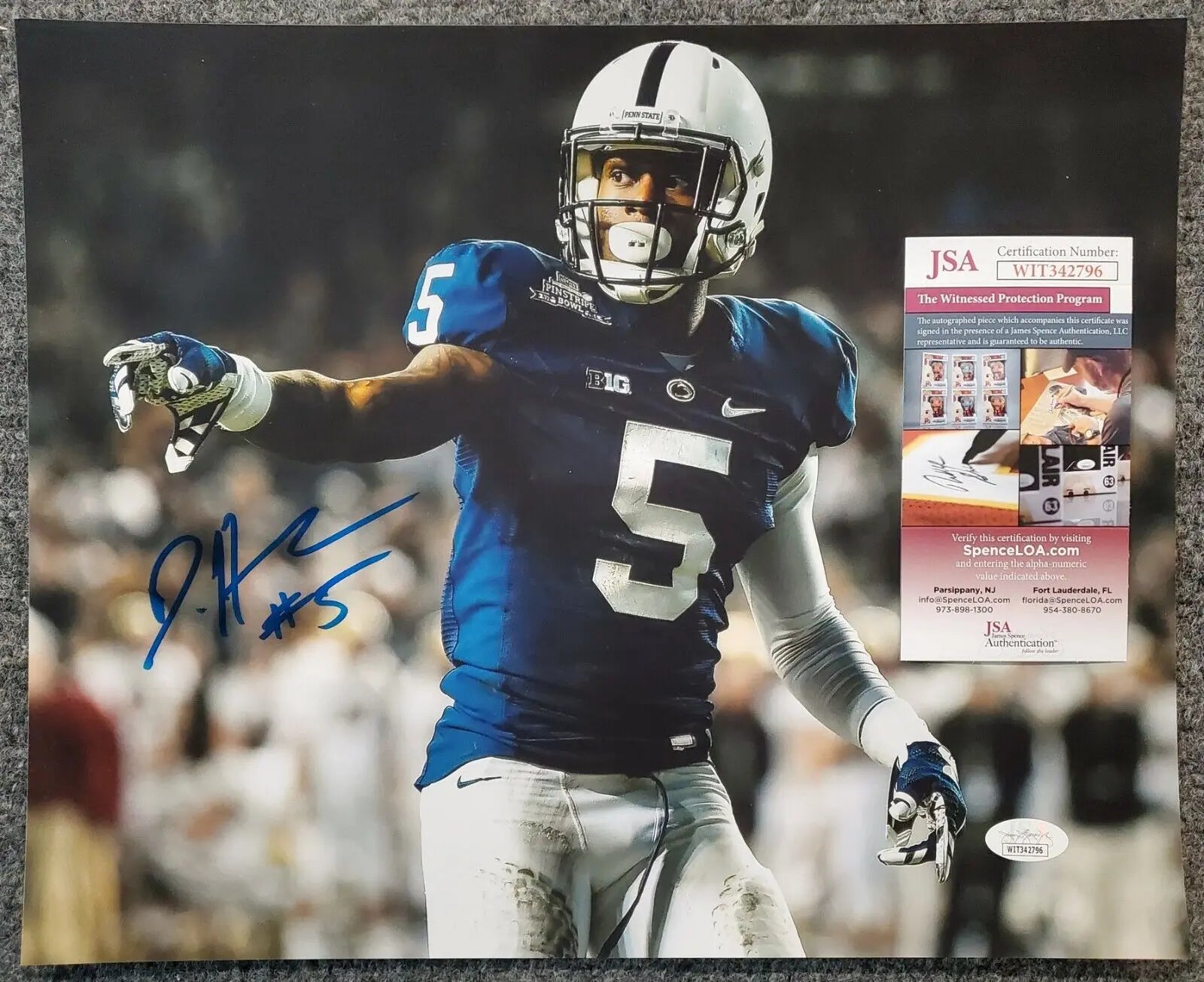 Daesean Hamilton Autographed Signed Penn State 11X14 Photo Jsa Coa