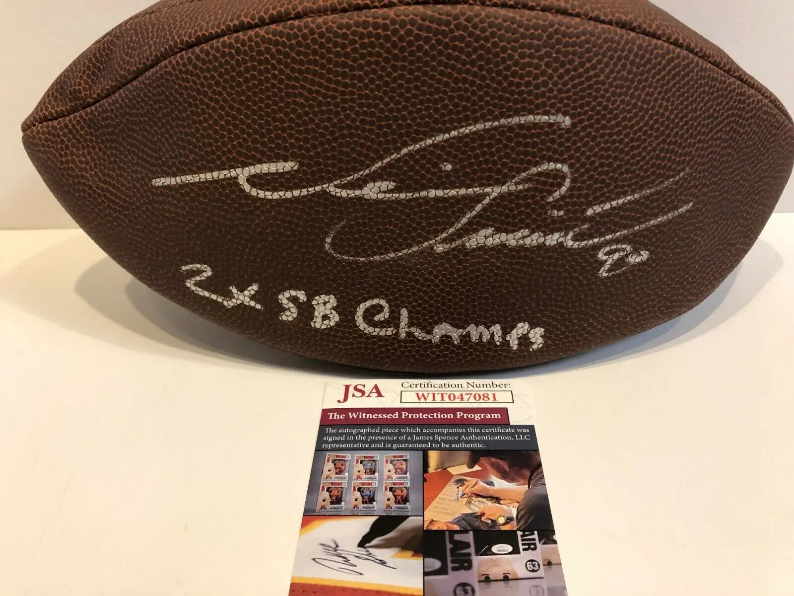 Denver Broncos Neil Smith Autographed Signed Inscribed Nfl Football Jsa Coa
