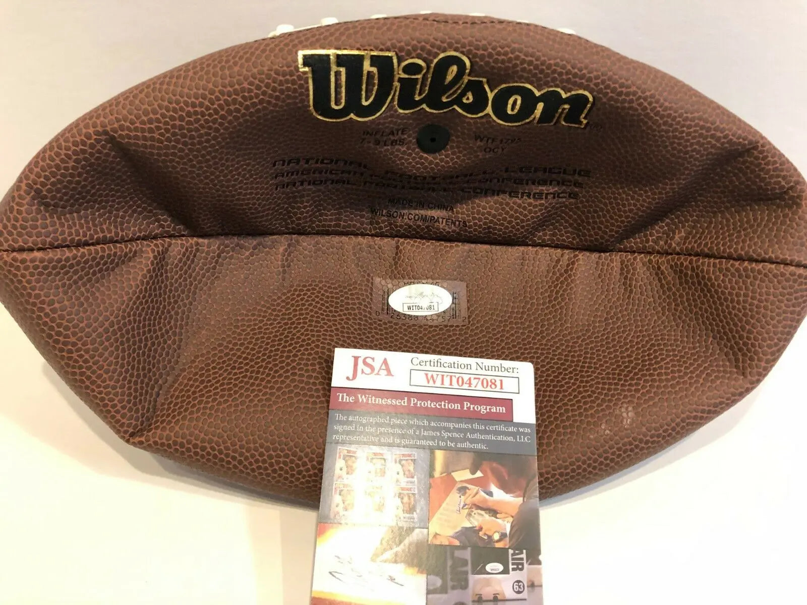 Denver Broncos Neil Smith Autographed Signed Inscribed Nfl Football Jsa Coa