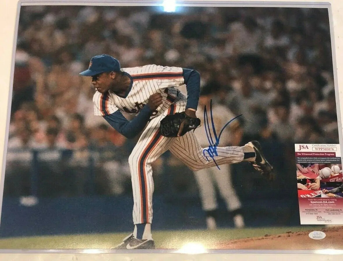 Dwight Gooden Autographed Signed N.Y. Mets 16X20 Photo Jsa  Coa