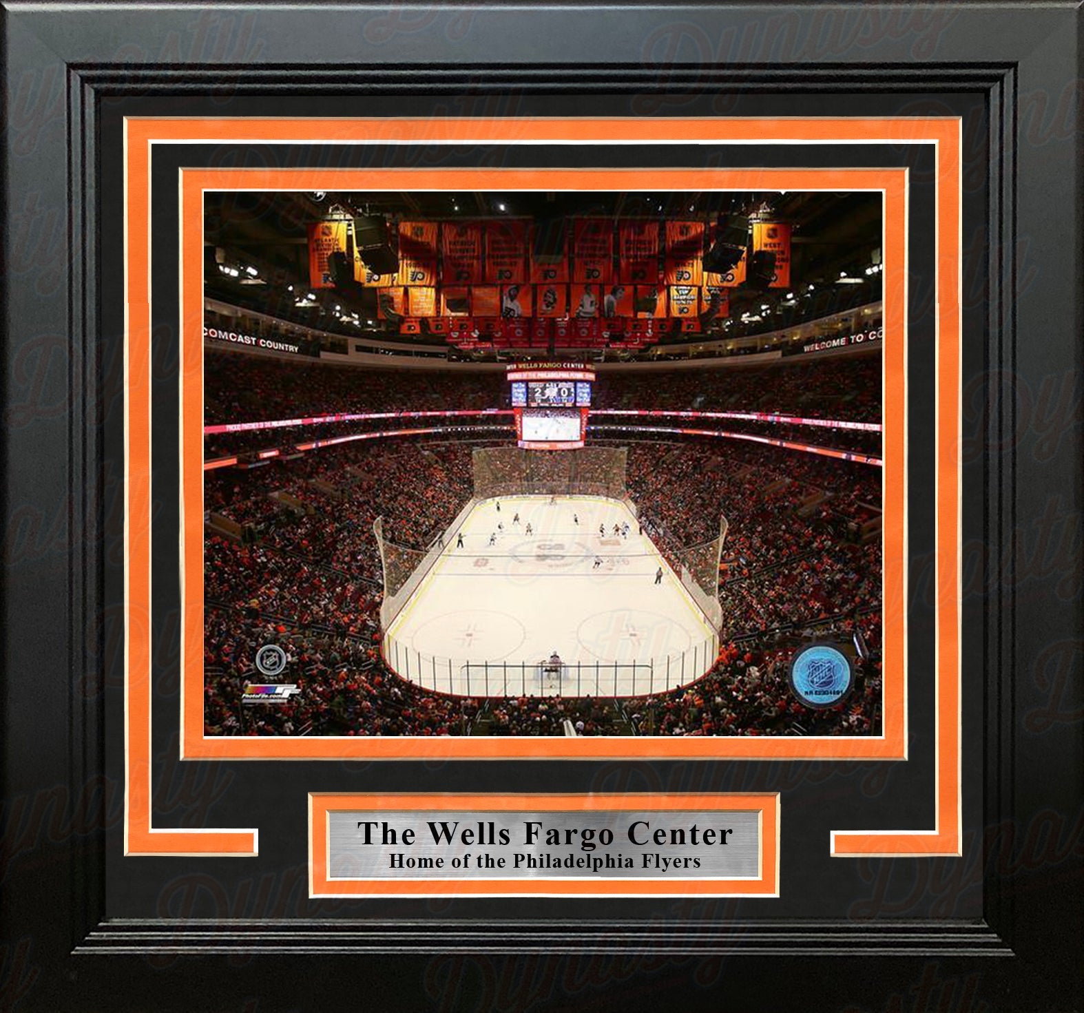 Philadelphia Flyers Wells Fargo Center 8" x 10" Framed Hockey Stadium Photo