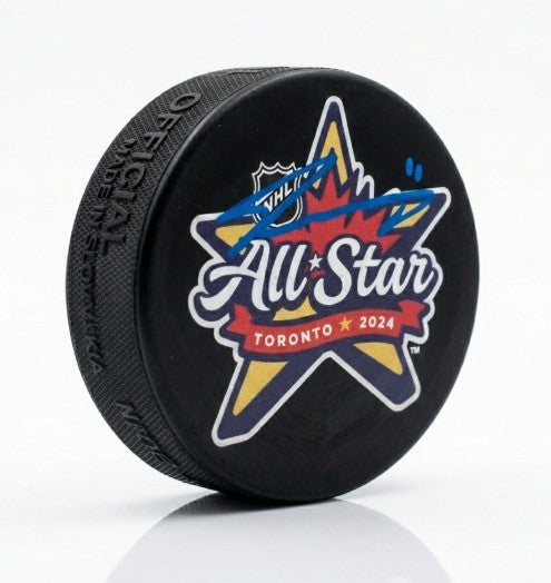 Travis Konecny Philadelphia Flyers Autographed 2024 All-Star Logo Puck