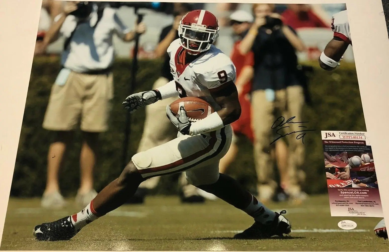 GEORGIA BULLDOGS ALEC OGLETREE AUTOGRAPHED SIGNED 16x20 PHOTO JSA  COA