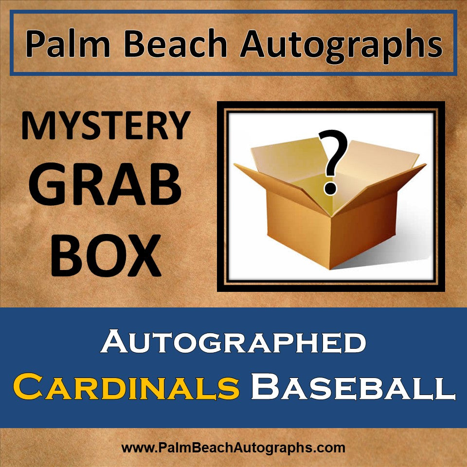 MYSTERY GRAB BOX - St Louis Cardinals Player Autographed MLB Baseball