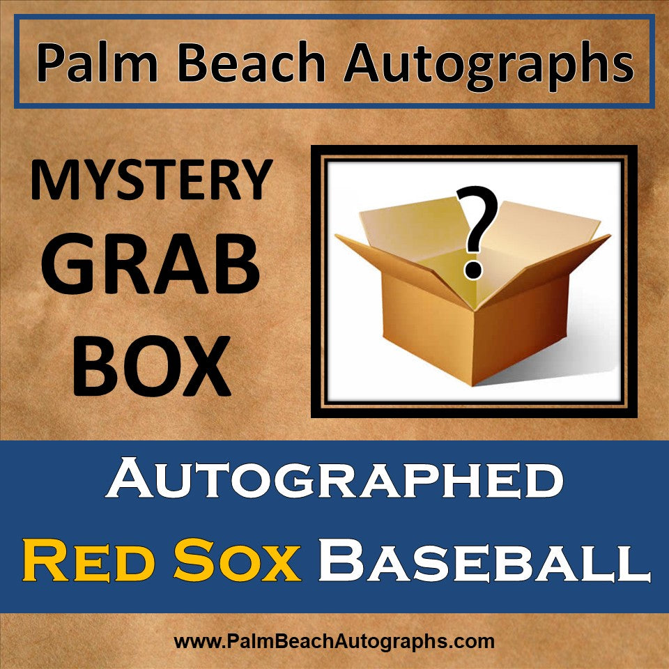 MYSTERY GRAB BOX - Boston Red Sox Player Autographed MLB Baseball
