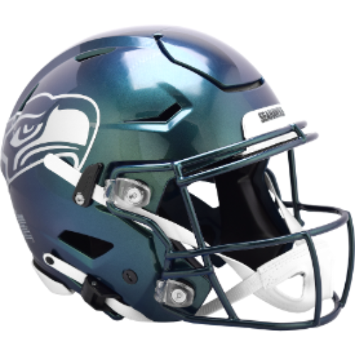 Seattle Seahawks Full Size Authentic SpeedFlex Football Helmet 2025 Rivalries - NFL