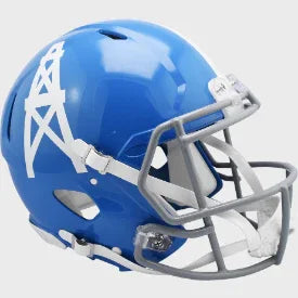 Houston Oilers Full Size Authentic 1960 to 1962 Speed Throwback Football Helmet - NFL