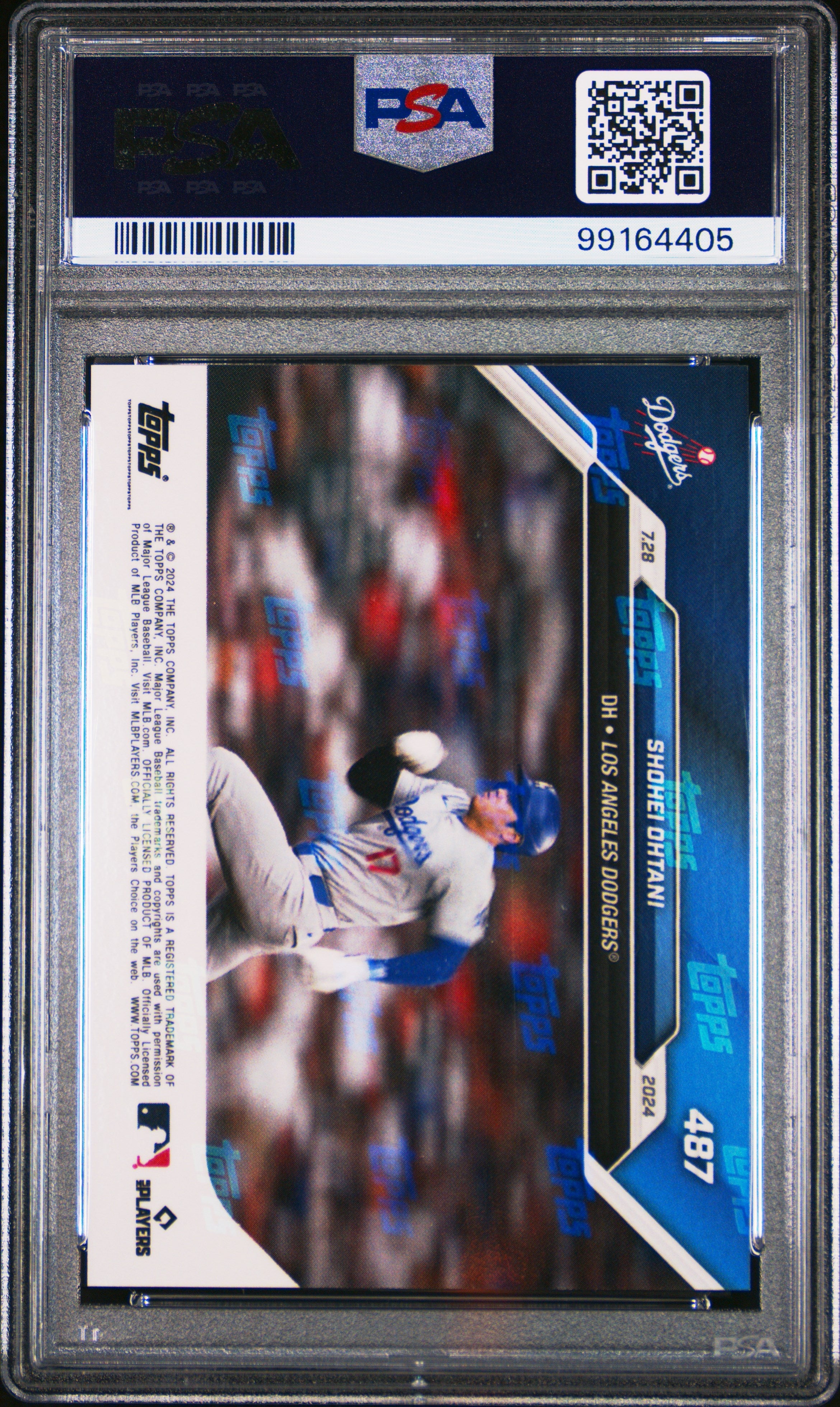 Graded 2024 Topps Now Shohei Ohtani #487 Baseball Card PSA 10 Gem Mint