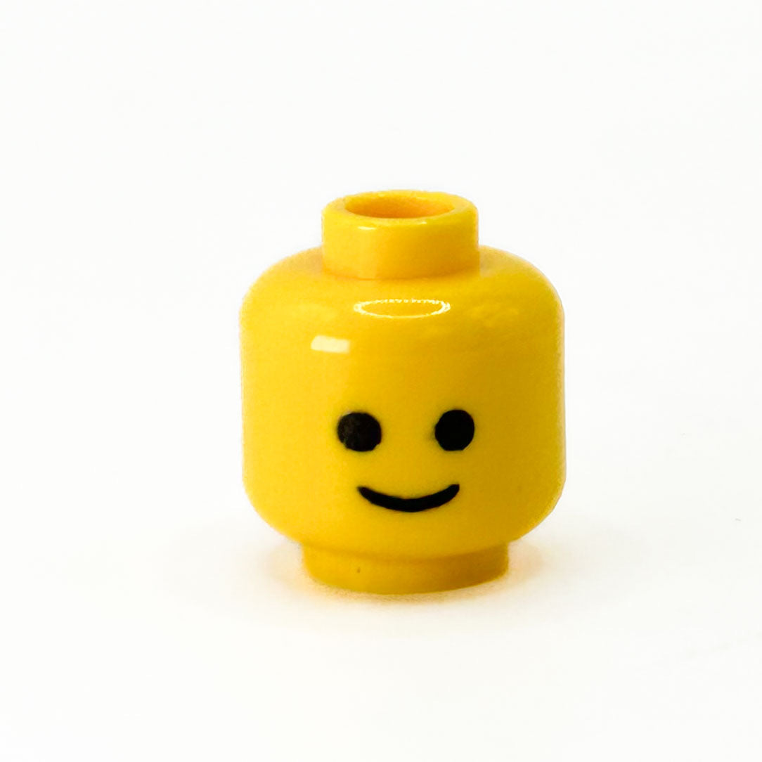 Custom Classic Smile Head  made using LEGO part