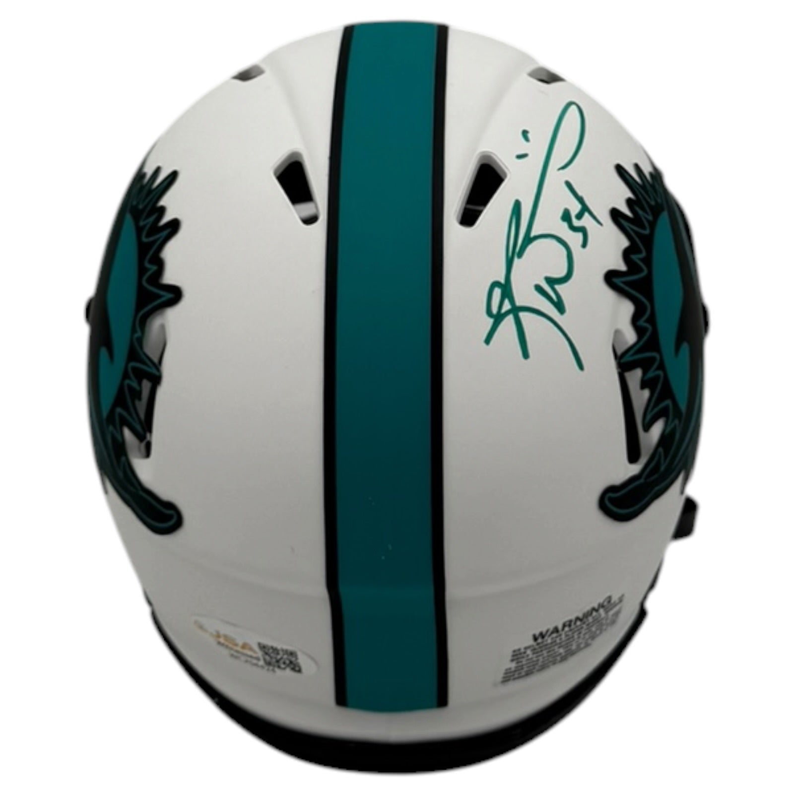Ricky Williams Autographed Miami Dolphins (LUNAR Eclipse Alternate) Mini Helmet - Radtke